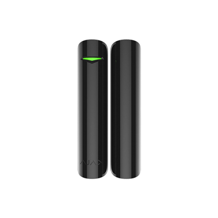 Датчик відкриття дверей/вікна з сенсором удару і нахилу Ajax DoorProtect Plus Black (38100.21.BL1)
