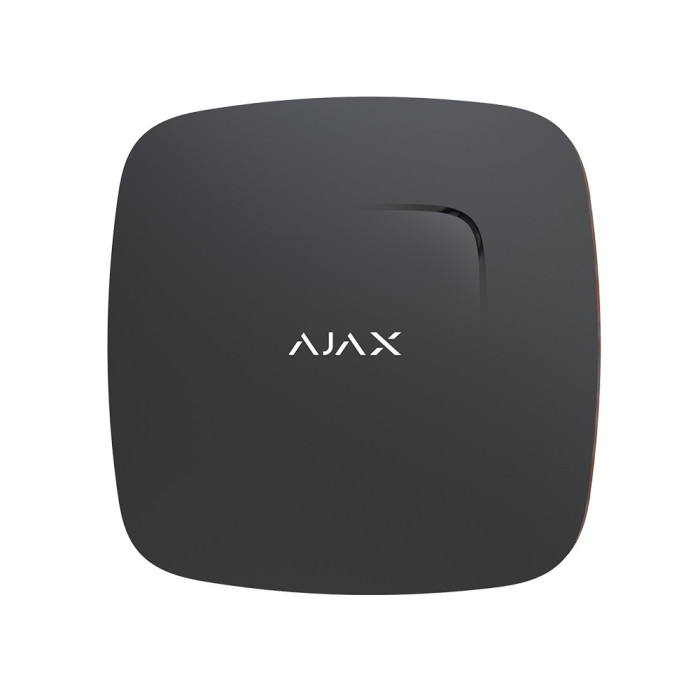 Бездротовий датчик детектування диму Ajax FireProtect Black (25427.10.BL1)
