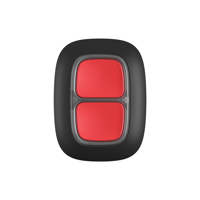 Бездротова екстрена кнопка Ajax DoubleButton Black (38102.79.BL1)
