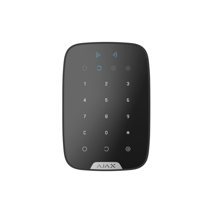 Бездротова сенсорна клавіатура Ajax KeyPad Plus Black (38252.83.BL1)