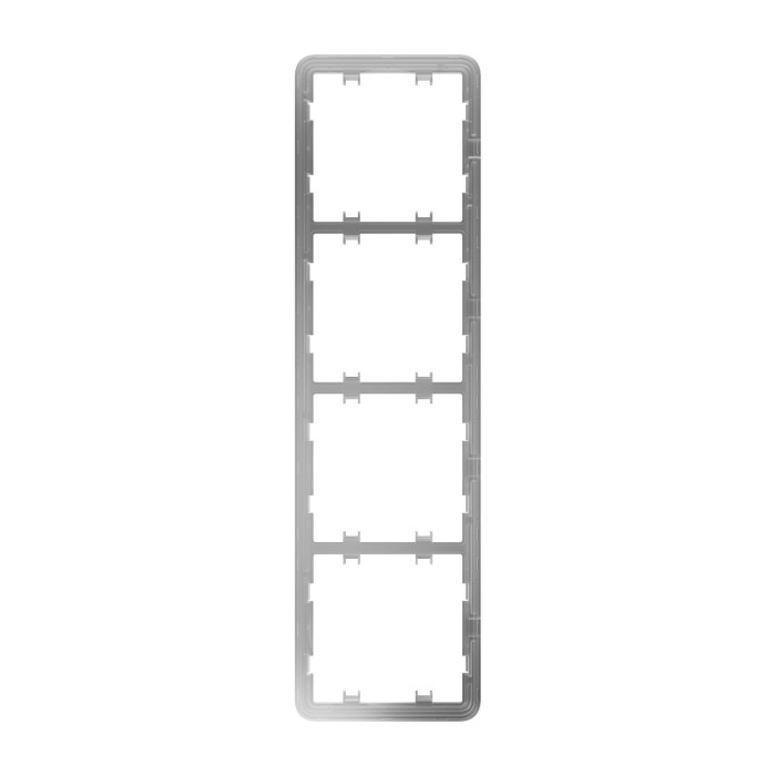 Рамка для 4-х вимикачів/розеток Ajax Frame (4 seats) vertical (83432.141.NC)