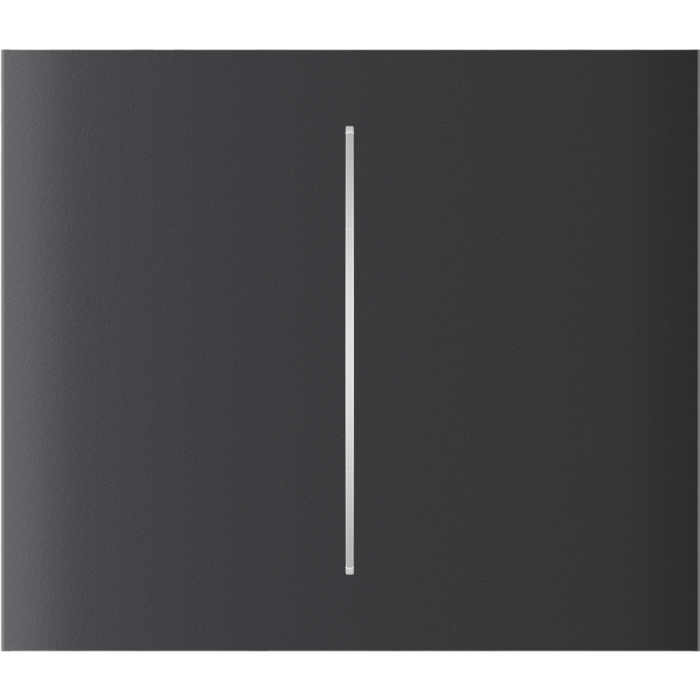Центральна кнопка для двоклавішного вимикача Ajax CenterButton (2-gang) vertical Graphite (83445.140.GP)