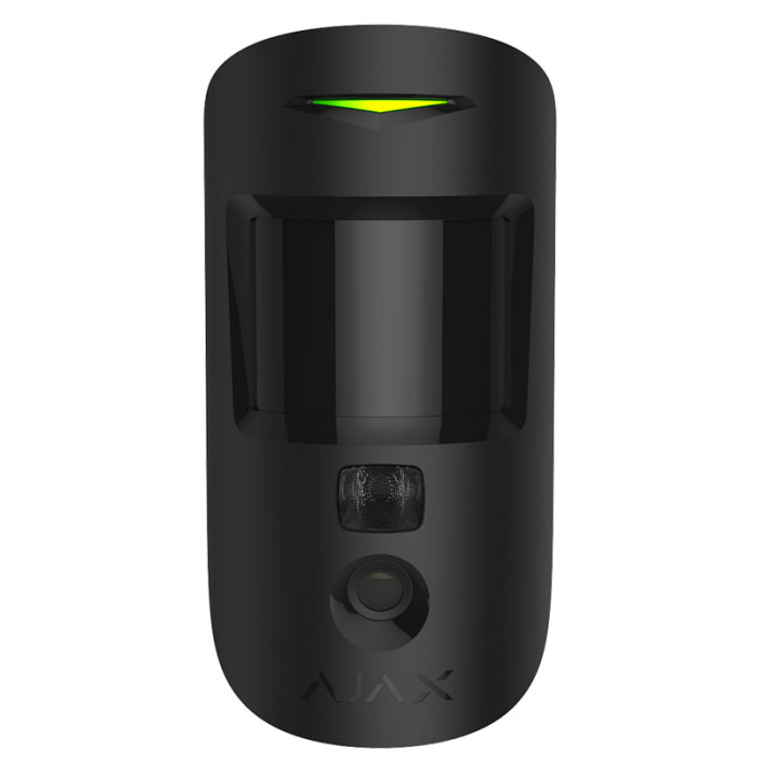 Бездротовий датчик руху Ajax HDR MotionCam Black (117743.307.BL1)