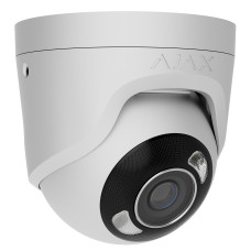 Дротова охоронна IP-камера Ajax TurretCam HL (8 Mp/4 mm) White (126267.197.WH1)