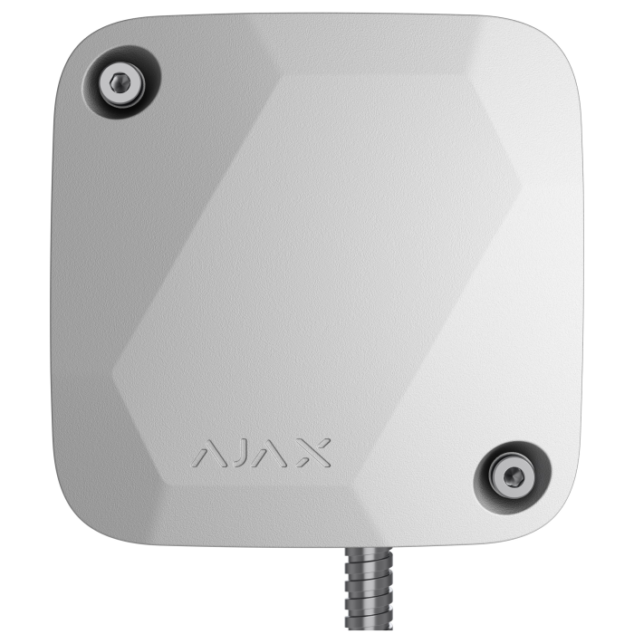 Дротовий датчик вібрації з додатковим сенсором удару Ajax SeismoProtect G3 Fibra White (117737.269.WH1)