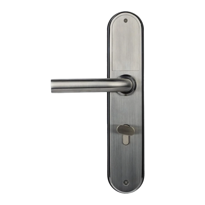 Розумний дверний біометричний замок SEVEN LOCK SL-7768BF (85мм) silver