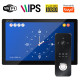 Комплект Wi-Fi домофону 10 дюймів з панеллю виклику SEVEN DP-7517/07Kit black