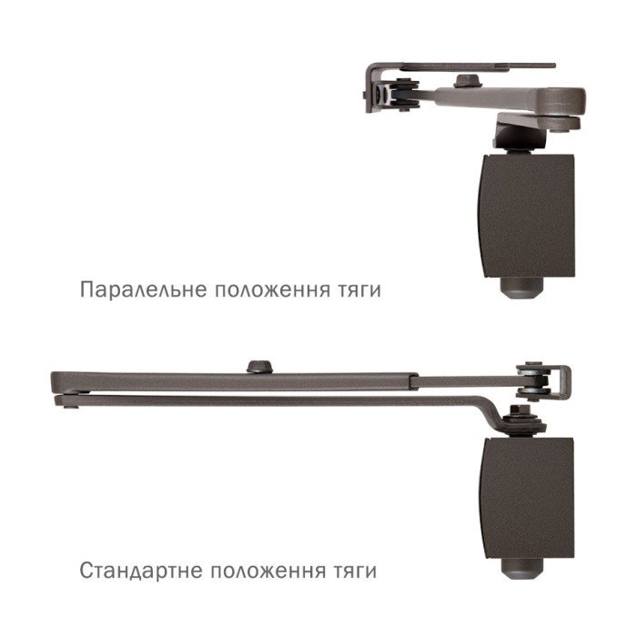 Дотягувач дверей RYOBI 1200 metallic bronze 80 кг