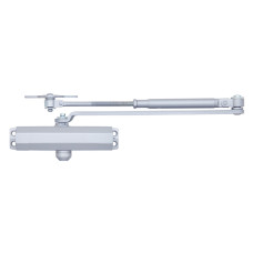 Дотягувач дверей 40-65 кг SEVEN DC-7742HP silver (механізм фіксації дверей)