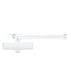 Дотягувач дверей 40-65 кг SEVEN DC-7742HP white (механізм блокування двері)