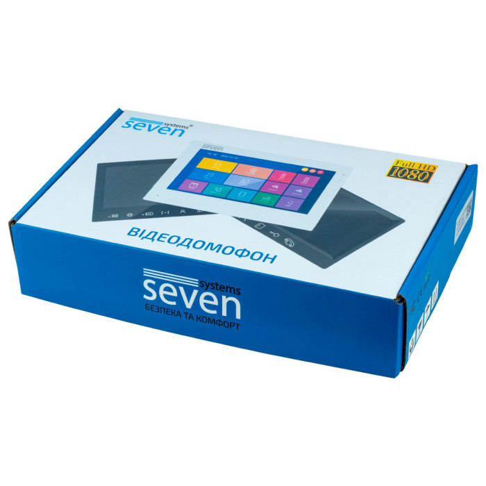 Відеодомофон 7 дюймів SEVEN DP-7573 white