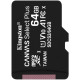 Карта пам'яті для домофону microSDXC Kingston Canvas Select Plus 64 GB Class 10 А1 UHS-1