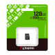 Карта пам'яті для домофону microSDXC Kingston Canvas Select Plus 128 GB Class 10 А1 UHS-1
