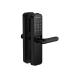 Розумний дверний біометричний замок SEVEN LOCK SL-7766BFW black (врізна частина 7068)