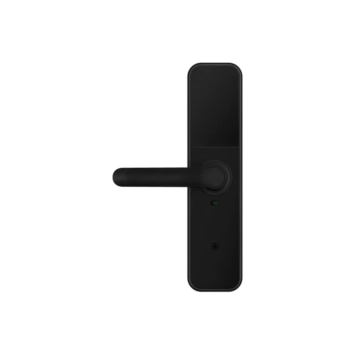 Розумний дверний біометричний замок SEVEN LOCK SL-7766BFW black (врізна частина 7068)