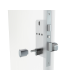 Розумний дверний біометричний замок (циліндр) SEVEN LOCK SL-7774BF silver (35-90 мм)