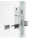 Розумний дверний біометричний замок (циліндр) SEVEN LOCK SL-7773BF silver (40-106 мм)
