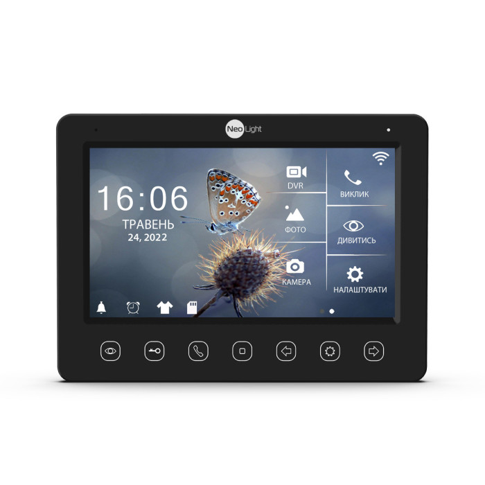 Відеодомофон 7 дюймів з Wi-Fi NeoLight Kappa+ HD WF black