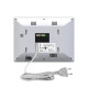 Комплект Wi-Fi IP-відеодомофон NeoLight ALPHA Hybrid white 8 дюймів та викличної панелі NeoLight Solo IPW Graphite