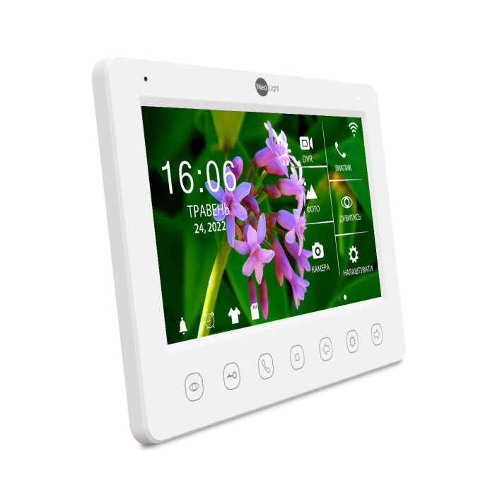 Комплект відеодомофону NeoLight Kappa+ HD WF 7 дюймів та панелі виклику NeoLight NeoLight SOLO FHD Silver