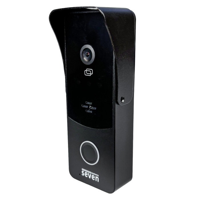 Виклична панель домофону з вбудованим контролером SEVEN CP-7508 FHD black