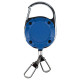Брелок ретрактор SEVEN TBC-103 Blue