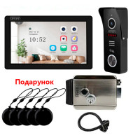 Комплект контролю доступу з електромеханічним замком і домофоном діагоналлю 7" SEVEN KD-7829