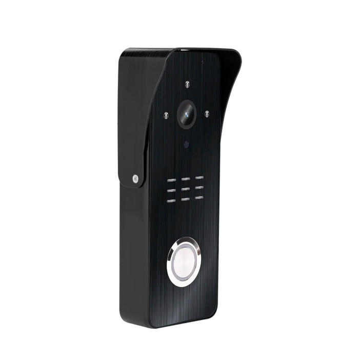 Комплект Wi-Fi домофону 7 дюймів з панеллю виклику SEVEN DP-7576/07Kit black