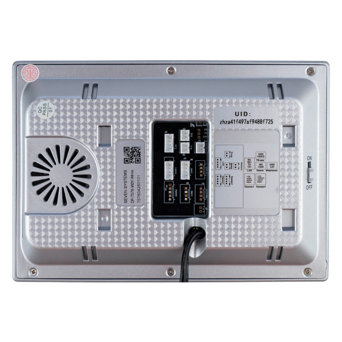 Комплект Wi-Fi домофону 7 дюймів з панеллю виклику SEVEN DP-7579/07Kit white
