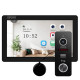 Комплект домофону 7 дюймів з панеллю виклику SEVEN DP-7570/03Kit black
