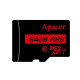 Карта пам'яті для домофону microSDXC Apacer 64 GB class 10 UHS-1