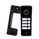 Виклична панель домофону з вбудованим зчитувачем карток SEVEN CP-7504/4 RFID black