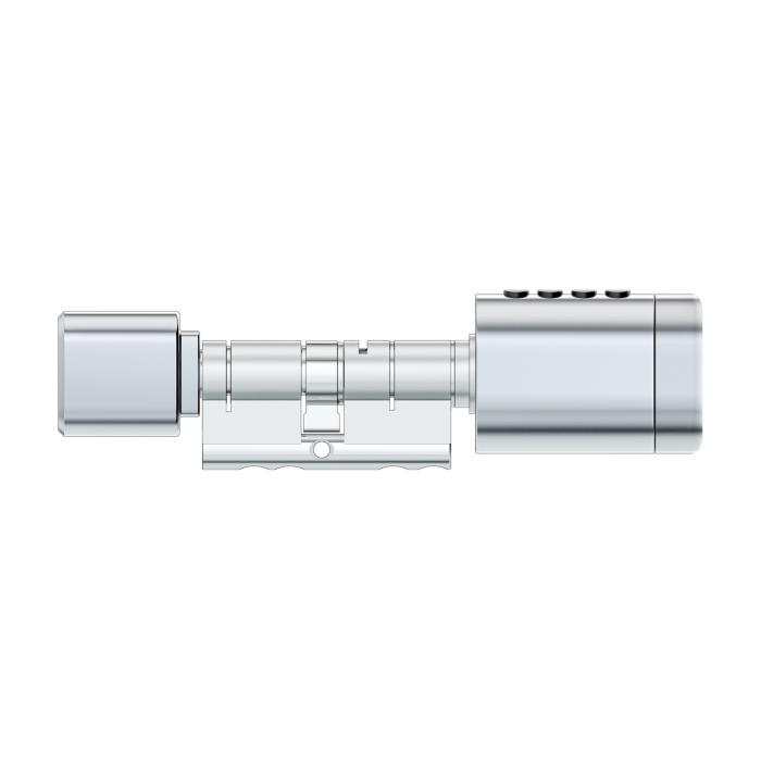 Розумний дверний біометричний замок (циліндр) SEVEN LOCK SL-7774BF silver (100-150 мм)