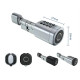 Розумний дверний біометричний замок (циліндр) SEVEN LOCK SL-7774BF silver (100-150 мм)